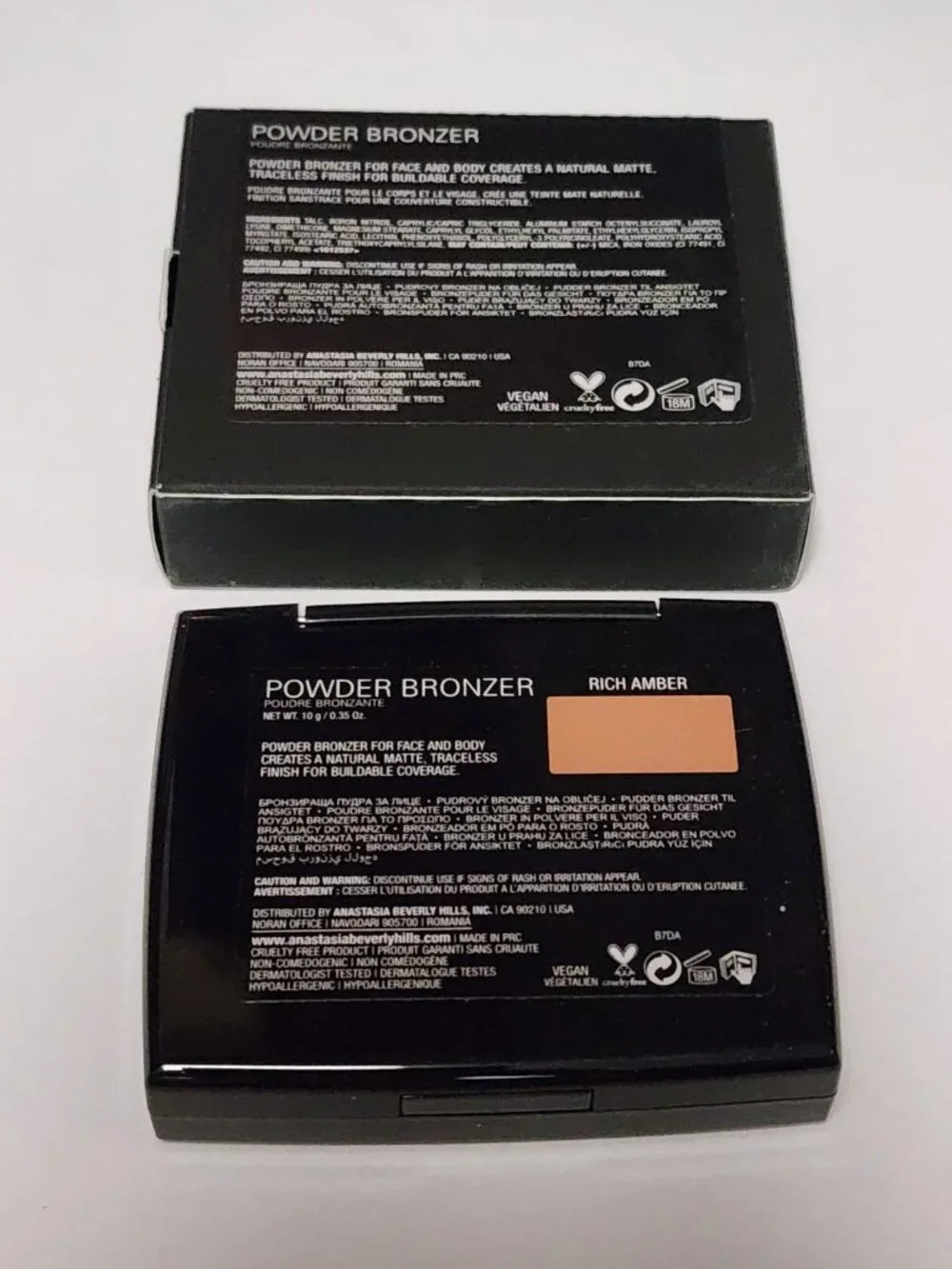 Anastasia Beverly Hills ABH Powder Bronzer Rich Amber Full Size Rare NEW